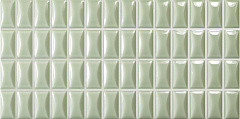 WOW 3d Bars Bevel Jade Gloss 12.5x25