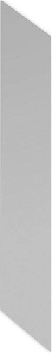 WOW Floor Tiles Chevron A Ash Grey Matt 9.8x52.2