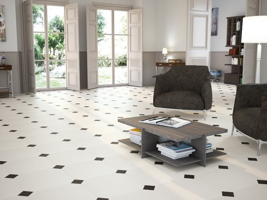 APE Ceramica Eight Black 20x20