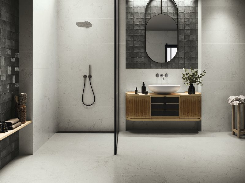 APE Ceramica Limestone A037956 Cenefa Cream 10х25