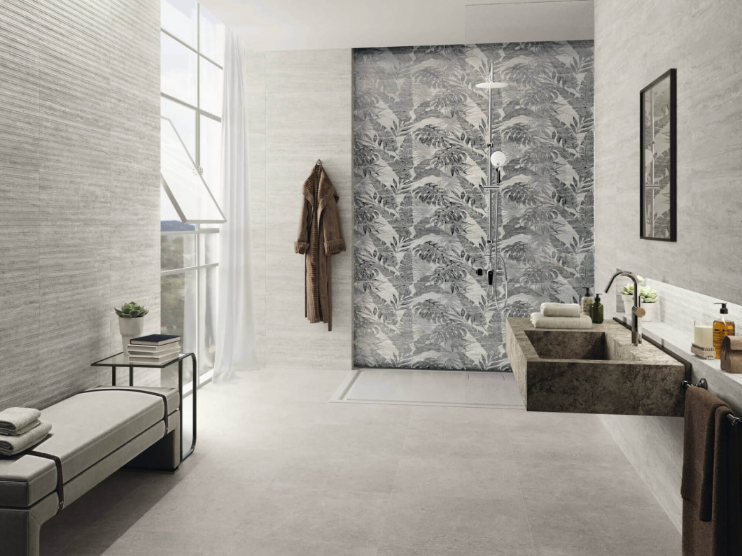 APE Ceramica Travertino Cenefa Sabbia Matt Gold 8x25