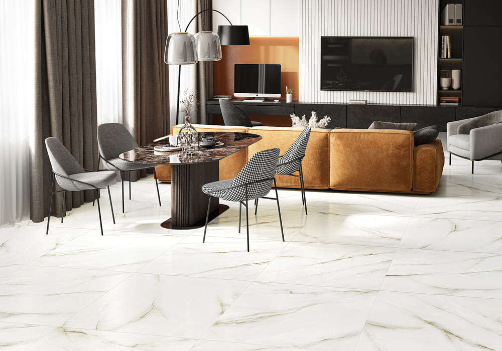 Alma Ceramica Bianco Chiara Керамогранит 57x57 Белый