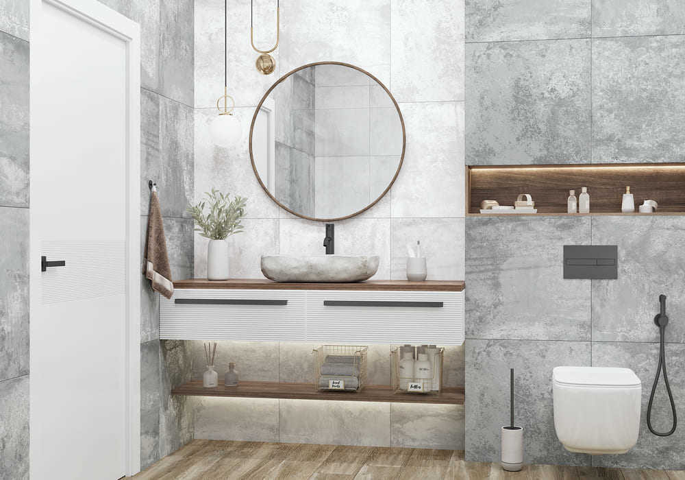 Alma Ceramica Cemento Керамогранит 57x57 Серый