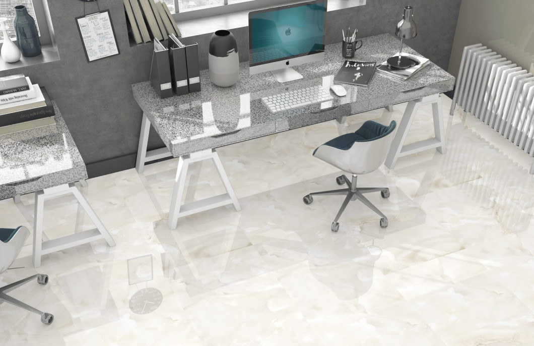 Arcadia Ceramica Onice Pearl FP1013-A 60х60 Fp бежевый полированный под мрамор