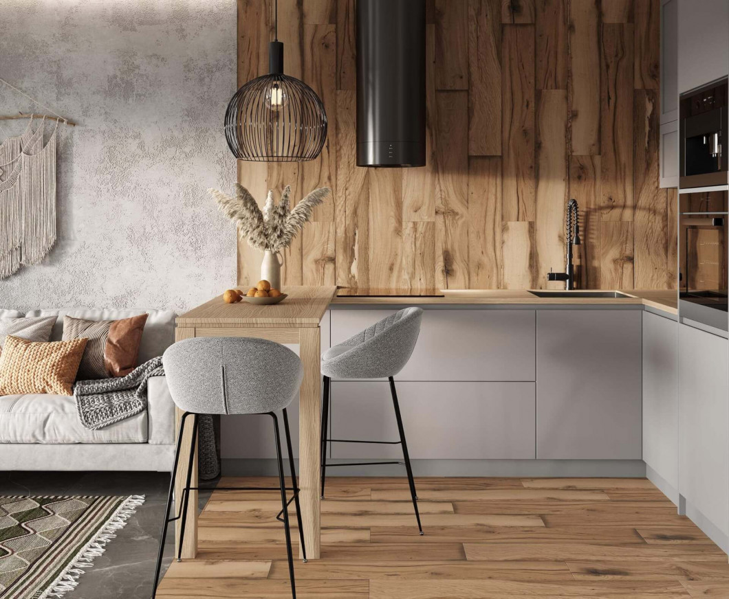 Laparet Cypress Wood Sandle темно-бежевый 20х120 Матовый Структурный