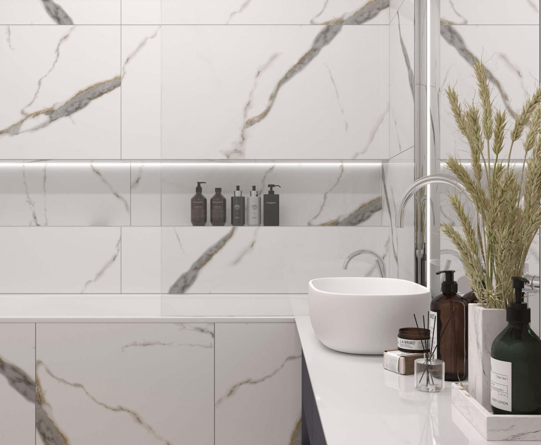 Golden White Statuario