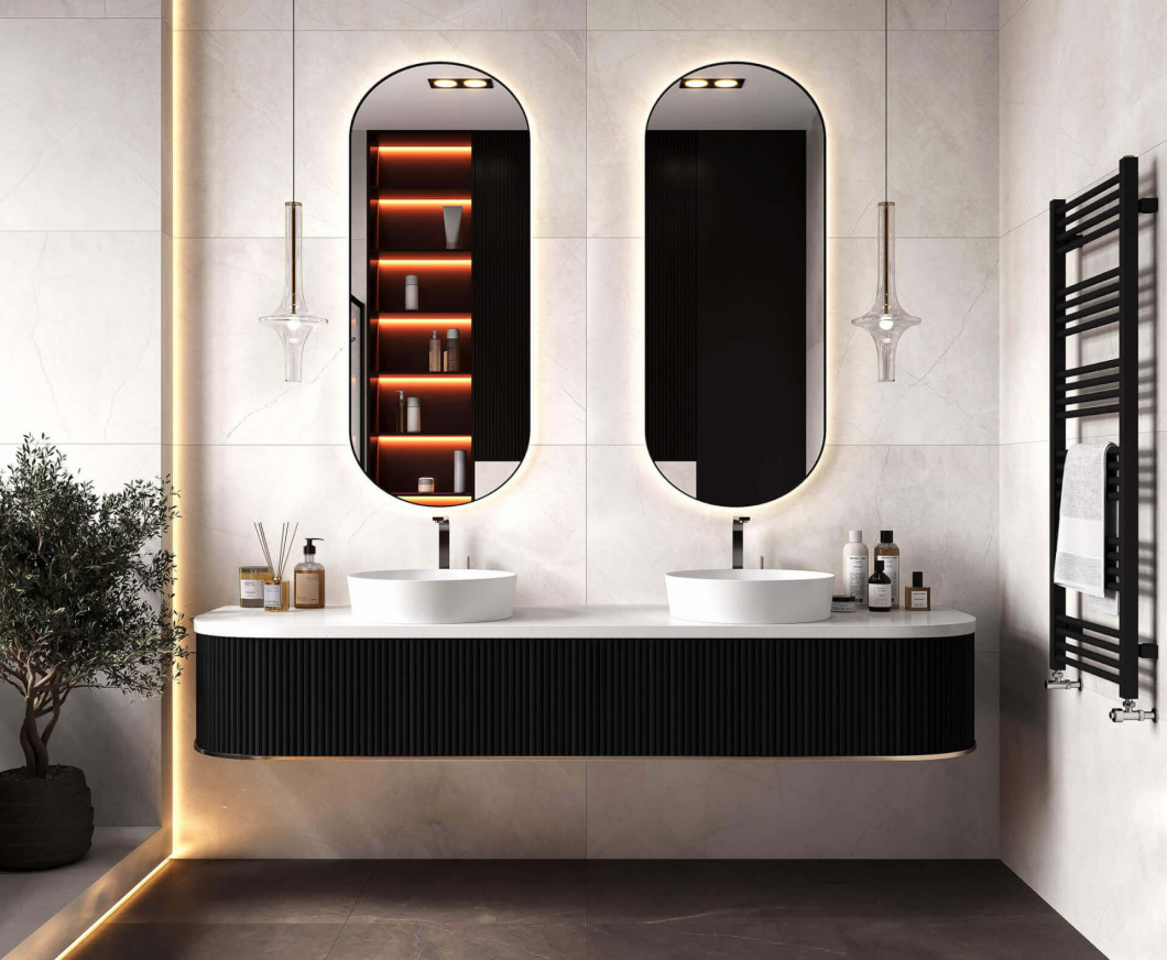 Laparet Splash Bianco белый 60х60 Сатинированный Карвинг