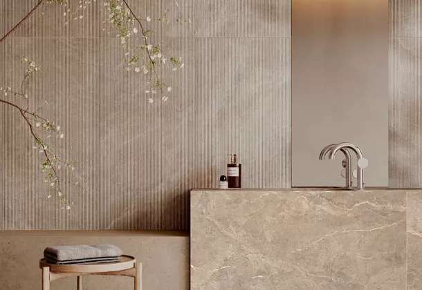 Vitra Rigato Табачный Матовый R10A Рельеф 60x120