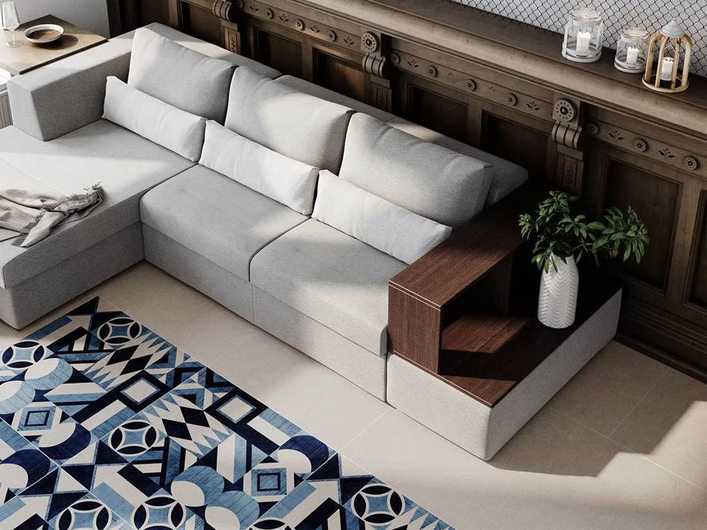 Kerama Marazzi Базальт Серый Темный Обрезной 119.5x320x1.1
