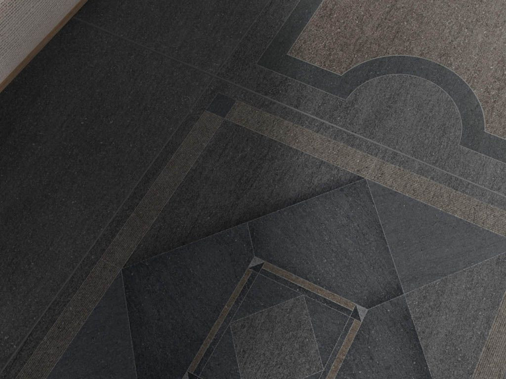 Kerama Marazzi Базальт Серый Темный Обрезной 119.5x320x1.1