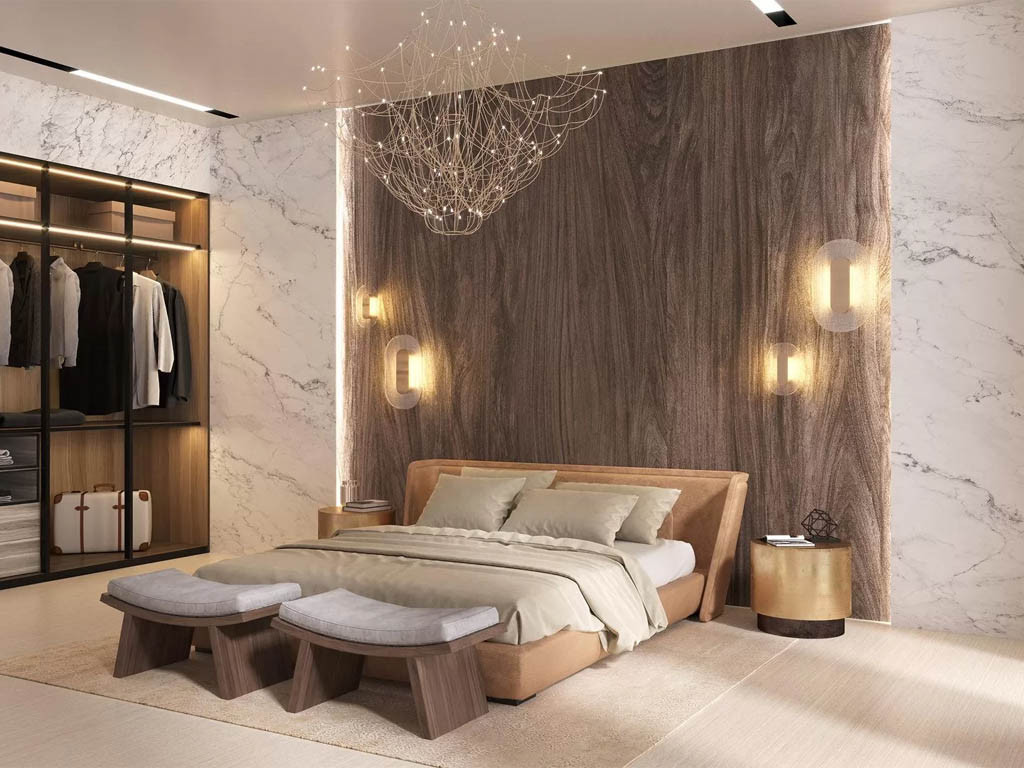 Kerama Marazzi Капрая Белый Лаппатированный Обрезной 119.5х320х1.1
