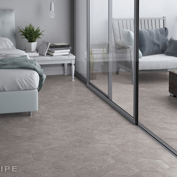 Equipe Coralstone Hexagon Black 25,4х29,2
