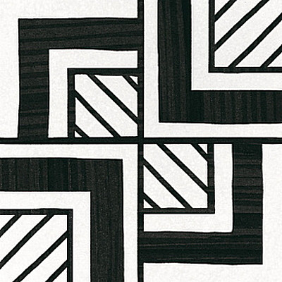 Equipe Caprice Deco Metropolitan B&W 20x20