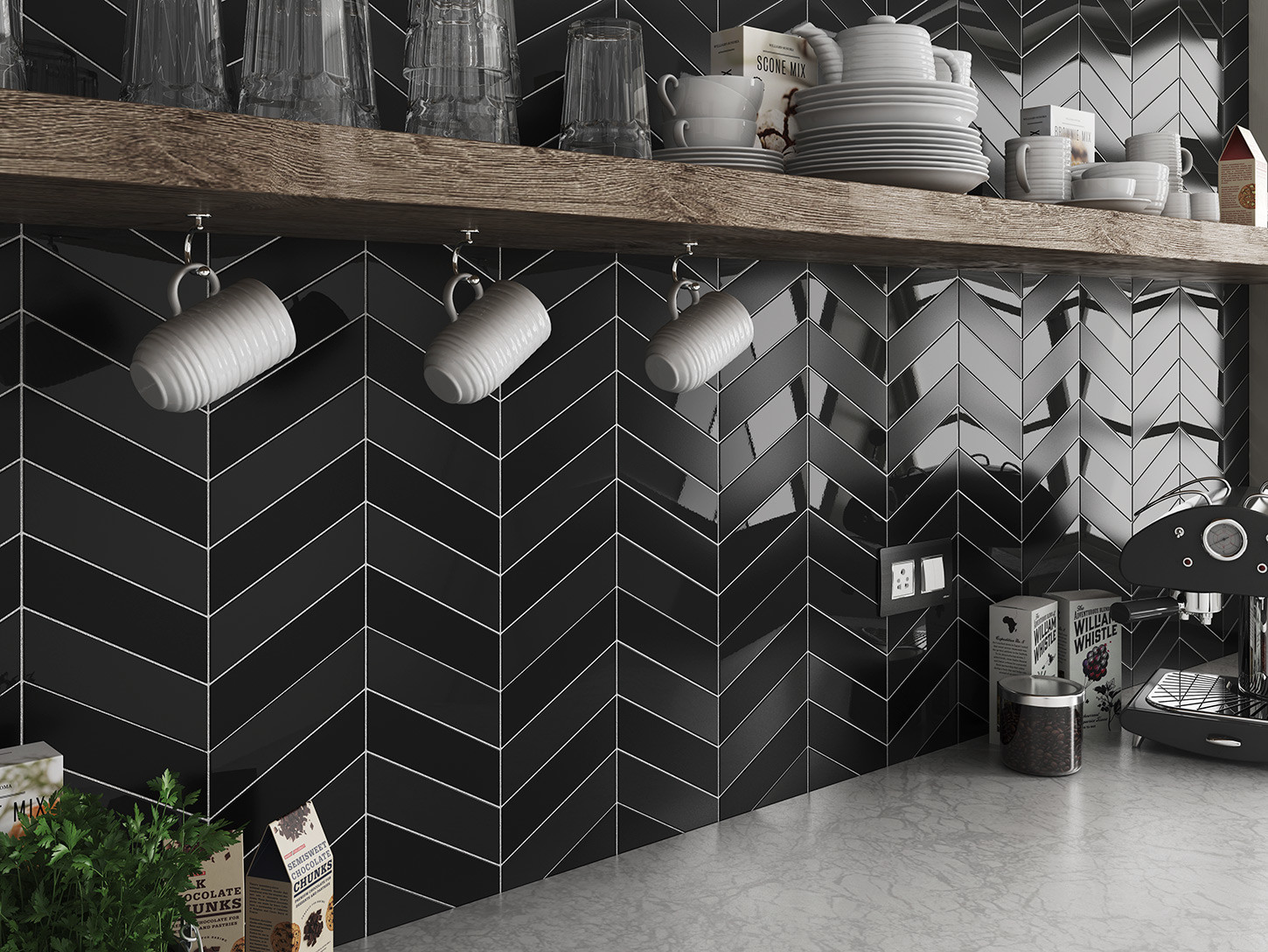 Chevron Wall