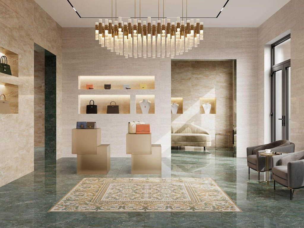 Kerama Marazzi Эвора Синий Светлый Лаппатированный Обрезной 60х60