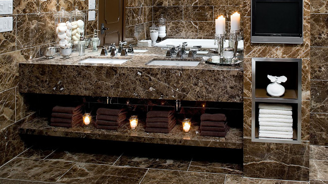 Venezia Stone Мрамор Dark Emperador 30Mm