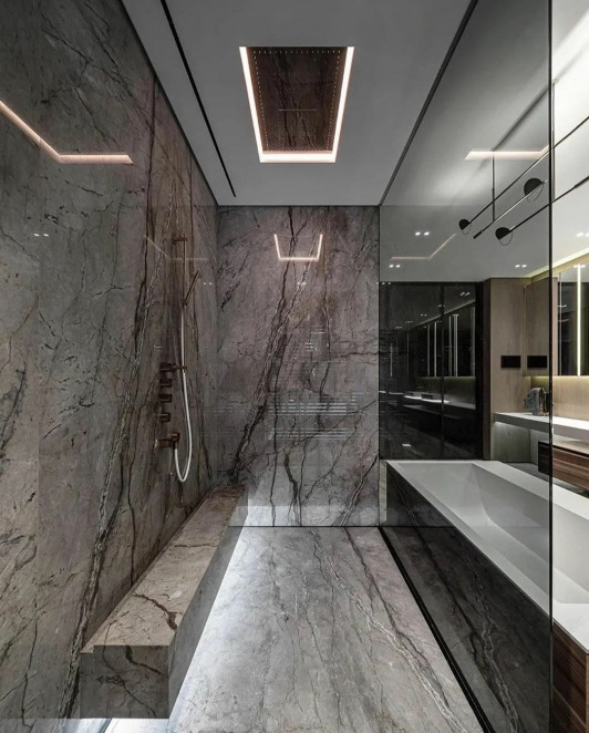 Venezia Stone Мрамор Silver Roots Leather 20Mm