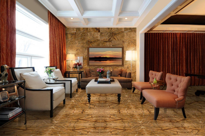 Venezia Stone Мрамор Bidasar Brown 20Mm