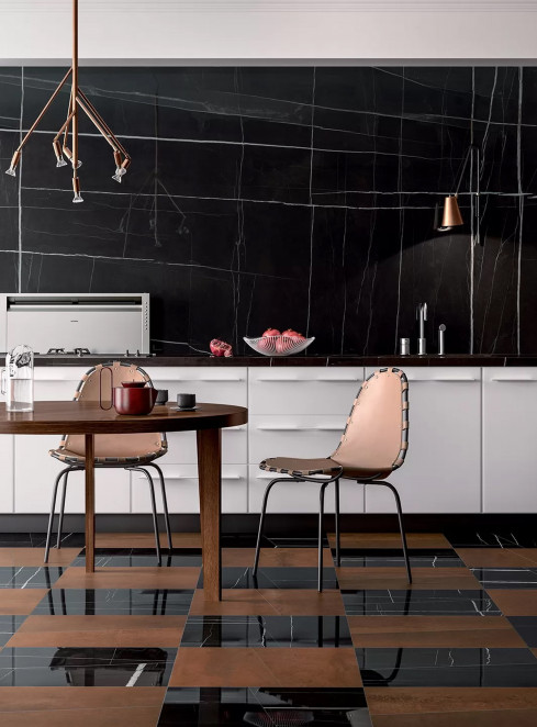 Venezia Stone Мрамор Sahara Noir 20Mm
