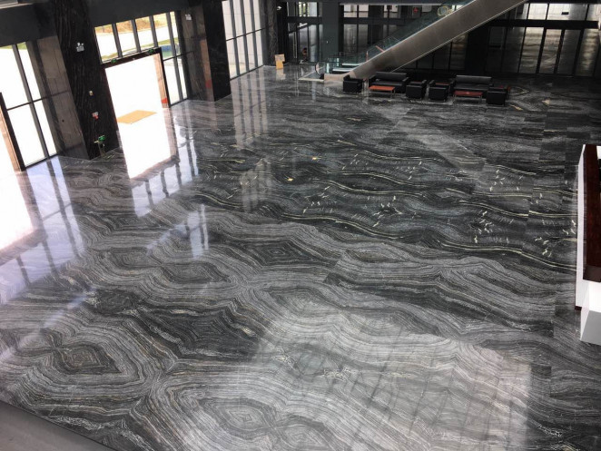Venezia Stone Мрамор Silver Wave Leather 20Mm