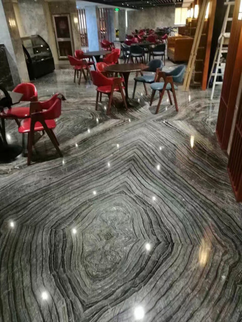Venezia Stone Мрамор Silver Wave Leather 20Mm