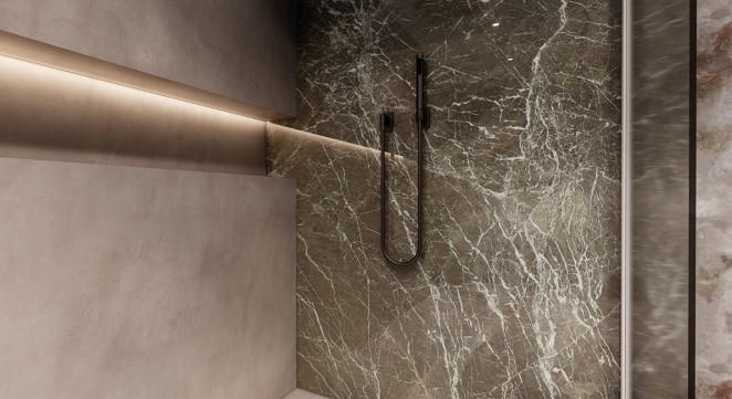 Venezia Stone Мрамор Olive Emperador 20Mm