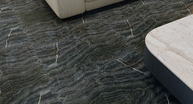 Venezia Stone Мрамор Fusion Black 20Mm