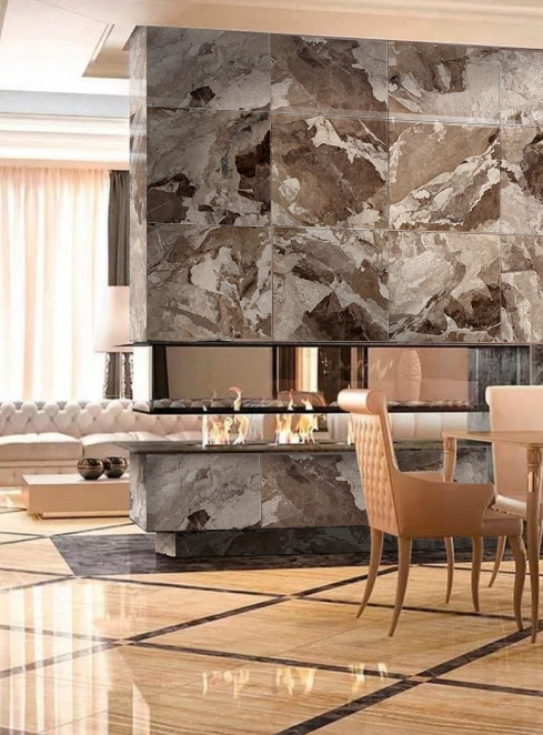 Venezia Stone Мрамор Luxury Brown 20Mm