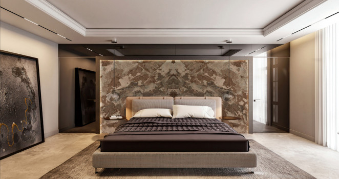 Venezia Stone Мрамор Luxury Brown 20Mm