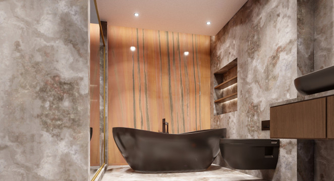 Venezia Stone Мрамор Royal Rosa 20Mm