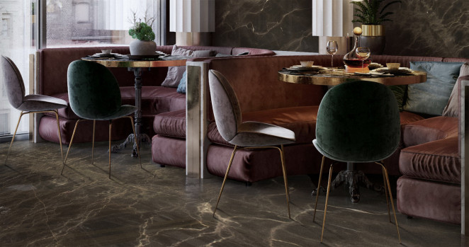 Venezia Stone Мрамор Smoky Black 20Mm