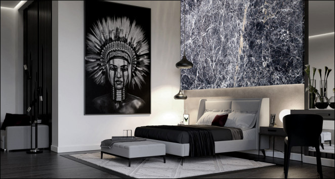 Venezia Stone Мрамор Damastas Leather 20Mm