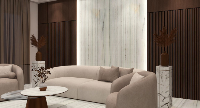 Venezia Stone Мрамор Bianco Lasa New 20Mm