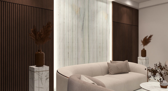 Venezia Stone Мрамор Bianco Lasa New 20Mm