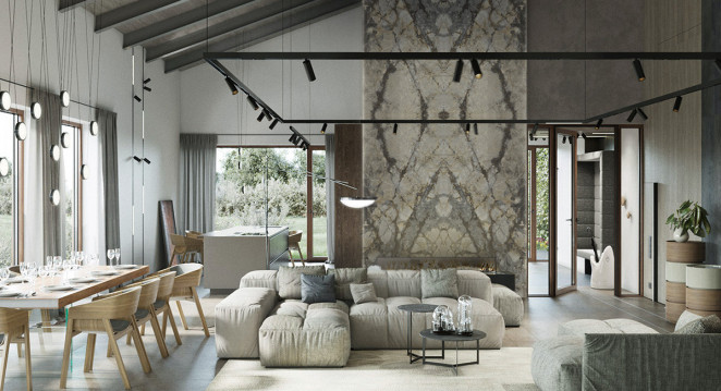 Venezia Stone Мрамор Grey Roots 20Mm