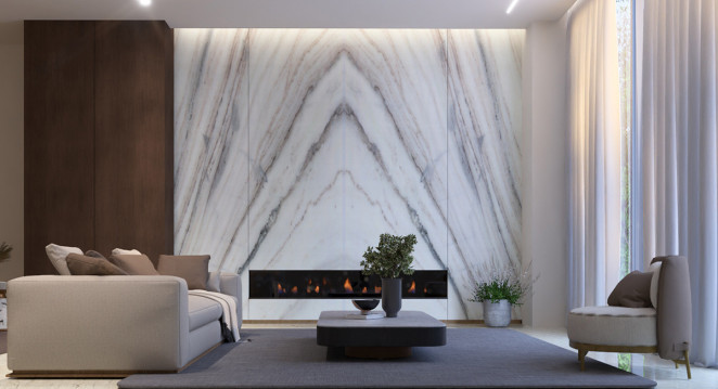 Venezia Stone Мрамор Crystal Brown 20Mm
