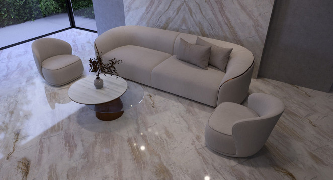 Venezia Stone Мрамор Ambrosia Wave 20Mm