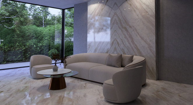 Venezia Stone Мрамор Ambrosia Wave 20Mm