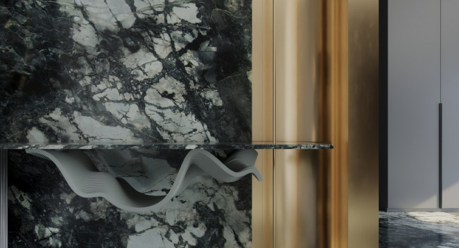 Venezia Stone Мрамор Invisible Grey 20Mm