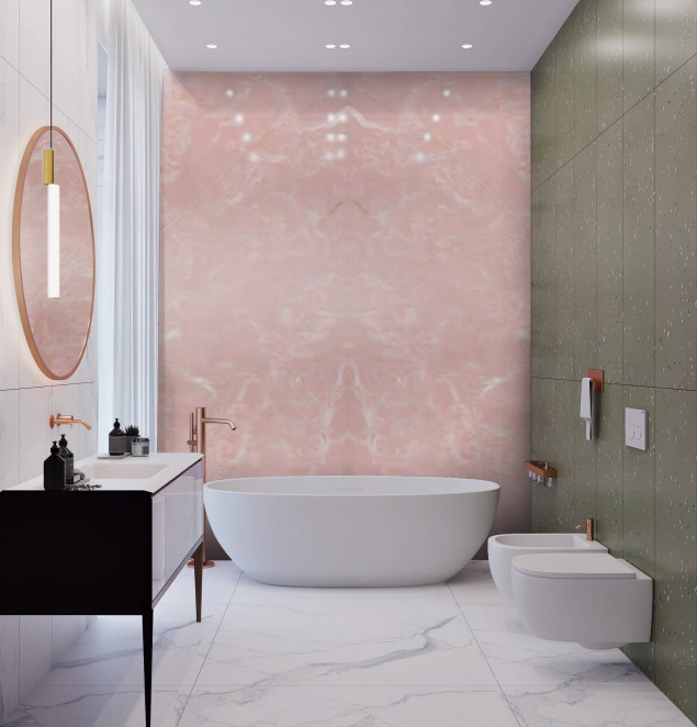 Venezia Stone VEIN CUT Onice Pink Vein Cut 20Mm
