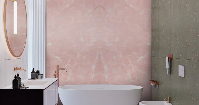 Venezia Stone VEIN CUT Onice Pink Vein Cut 20Mm