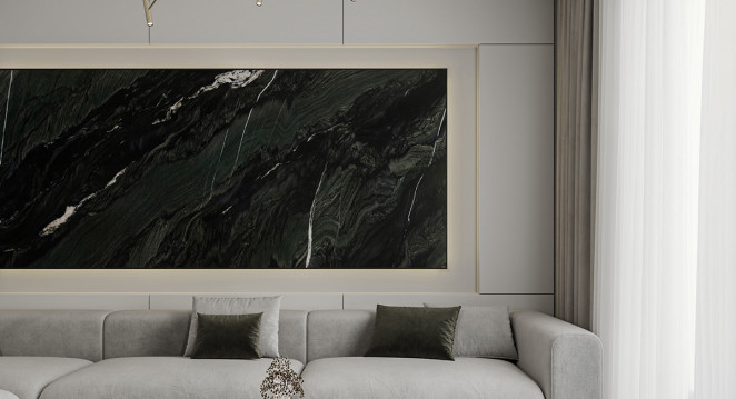 Venezia Stone Кварцит Black Tempest Crystal 20Mm