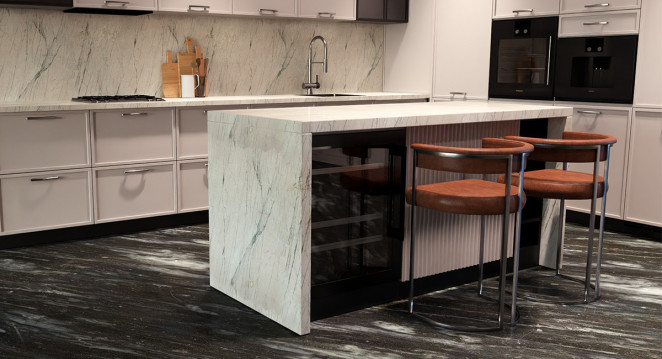 Venezia Stone Кварцит Pacific White 30Mm