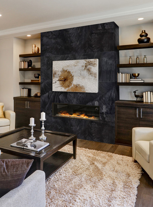 Venezia Stone VEIN CUT Кварцит Brilliant Black Vein Cut 20Mm