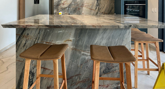 Venezia Stone Кварцит Ijen Blue 20Mm