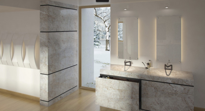Venezia Stone TOP Кварцит Ice Flake Top 20Mm