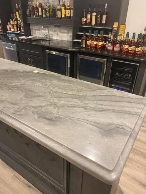Venezia Stone Кварцит Platinum 20Mm
