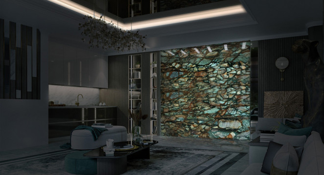 Venezia Stone Кварцит Breccia Fuchsite 20Mm