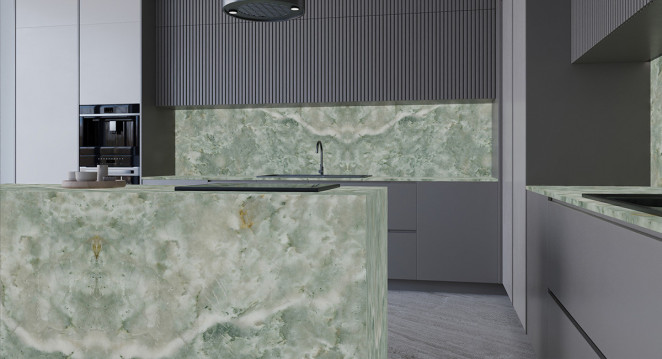 Venezia Stone Кварцит Aqua Blue 20Mm