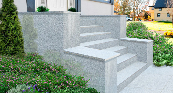 Venezia Stone NEW Гранит Bella White New Бордюр Пиленный 1000X200 80Mm